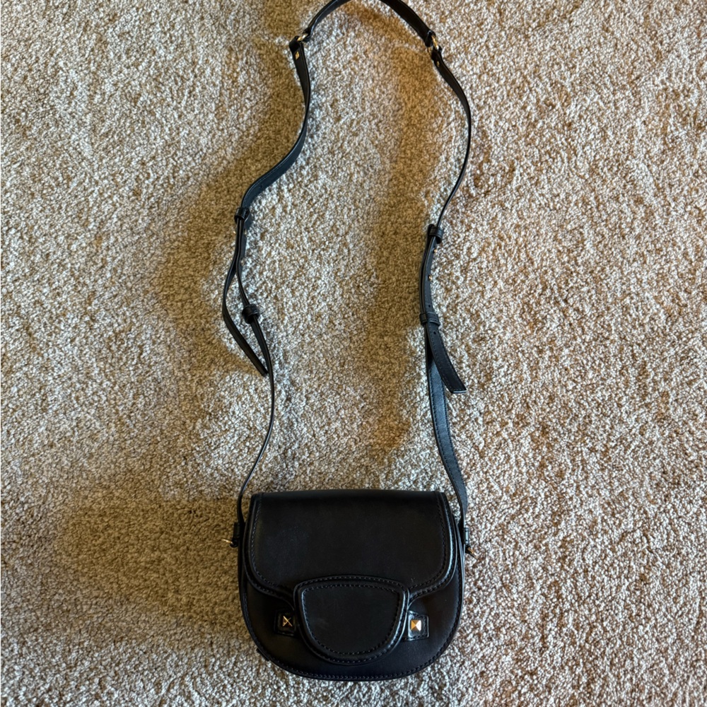 Coach Elegant Black Leather Crossbody Bag